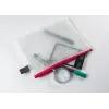 FolderSys B6 dokumentu maciņš ar rāvējslēdzēju, caurspīdīgs PVC