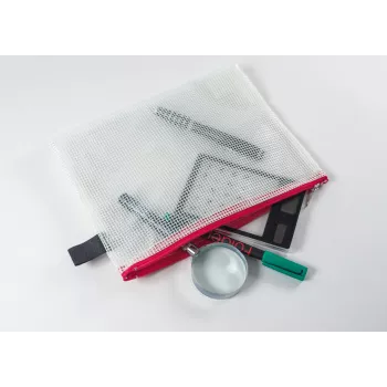 Foldersys B6 Zipper Pouch Caurspīdīgs PVC Dokumentu Maciņš