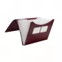 FolderSys Expanding File Folder 12 Compartments Red