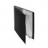 FolderSys Display Book A4 Black with 10 Clear Pockets