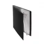 FolderSys Display Book A4 Black with 10 Clear Pockets