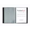 FolderSys Display Book A4 Black ar 10 kabatiņām