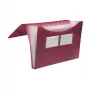 FolderSys Expanding File 7 Compartments Red