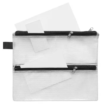 FolderSys A5 Rāvējslēdzēja Somiņa Caurspīdīga 10-Pack