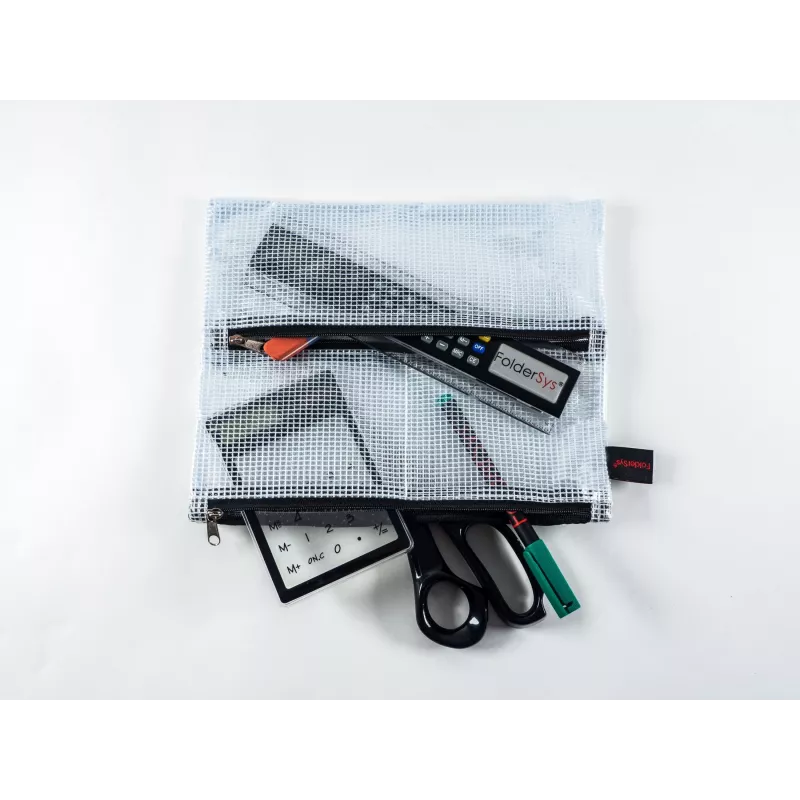 FolderSys A5 Rāvējslēdzēja Somiņa Caurspīdīga 10-Pack
