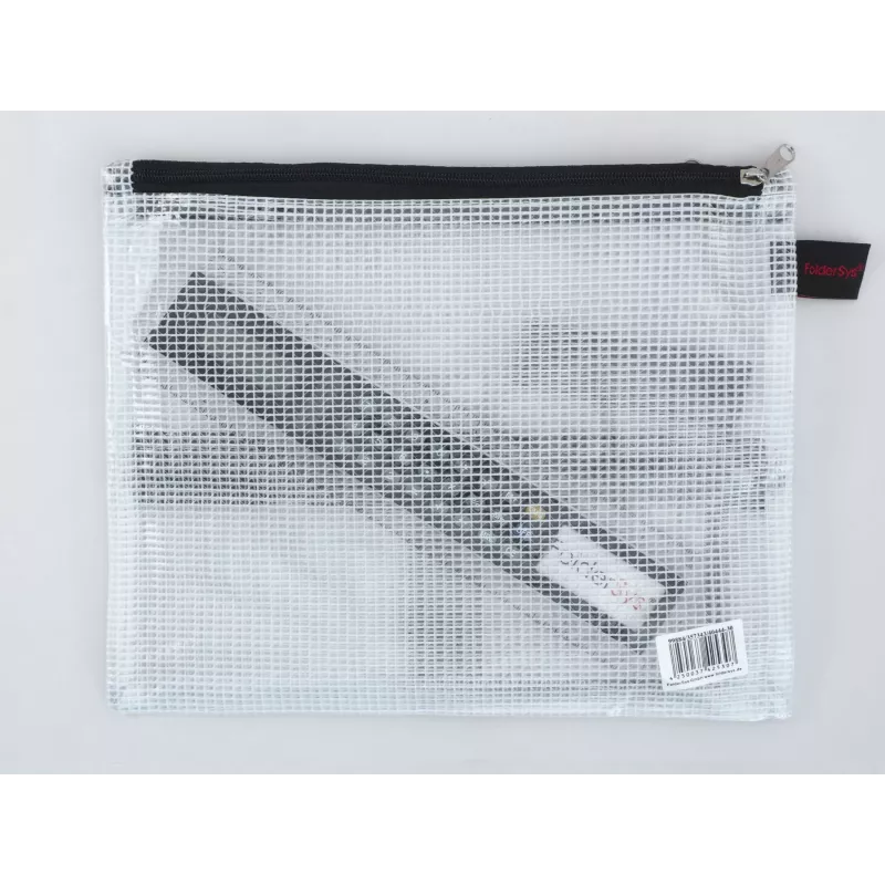 FolderSys A5 Rāvējslēdzēja Somiņa Caurspīdīga 10-Pack