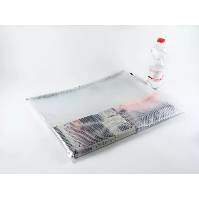 FolderSys A3 dokumentu soma ar rāvējslēdzēju, caurspīdīgs PVC