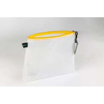 FolderSys Dokumentu rāvējslēdzēja soma A5 caurspīdīga/dzeltena 0,28 mm 1 gab.