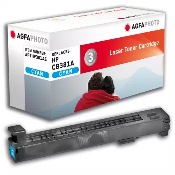 AGFAPHOTO Cyan saderīga tonera kasetne (HP 824A / CB381A) HP Color LaserJet CM6030, CM6040, CP6015