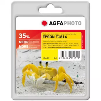 AGFAPHOTO APET181SETD Tintes kasetņu komplekts – Melna, Ciāna, Fuksīna, Dzeltena (4 iepakojumā) saderīgs ar Brother LC-1100