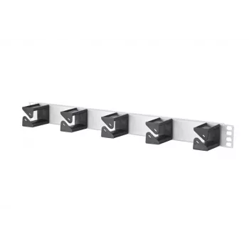 METZ CONNECT BTR Cable Manager 1RU - Kabeļu pārvaldības panelis - anodēts alumīnijs - 1U - 19 collas