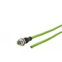 METZ CONNECT M12 D-coded 8-pole Male Screw Termination Connector, 360° Shielded, IP67