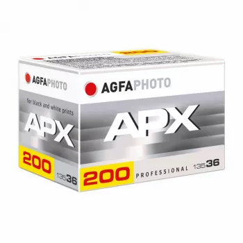 AGFAPHOTO APX Pan 200 135/36 Melnbaltā Negatīvā Filma (35mm, 36 Ekspozīcijas)