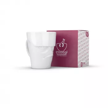 FIFTYEIGHT PRODUCTS FIFTYEIGHT Henkelbecher 350ml - Grumpy White