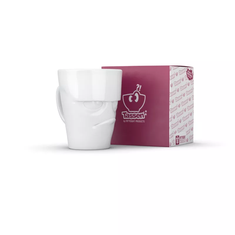 FIFTYEIGHT PRODUCTS FIFTYEIGHT Henkelbecher 350ml - Grumpy White