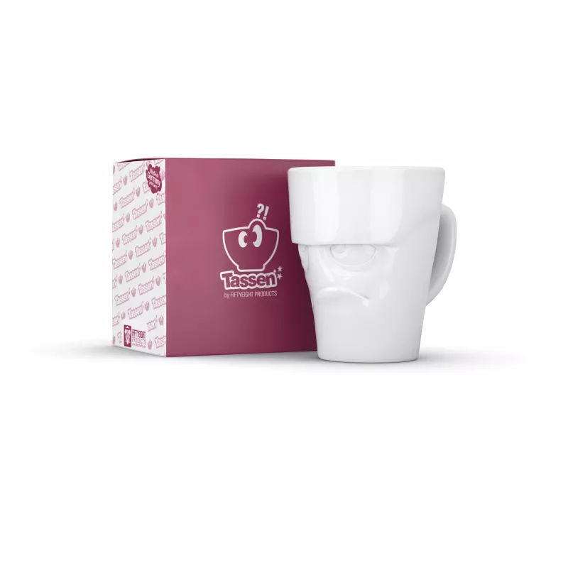 FIFTYEIGHT PRODUCTS FIFTYEIGHT Henkelbecher 350ml - Grumpy White