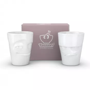 FIFTYEIGHT PRODUCTS 350ml Krūze - Grumpy & Mischievous White