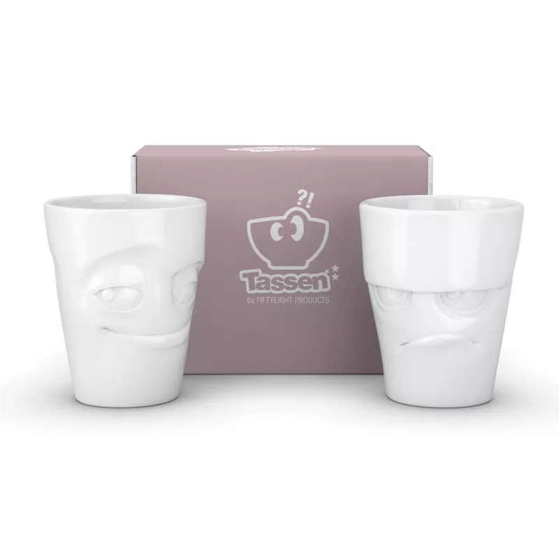 FIFTYEIGHT PRODUCTS 350ml Krūze - Grumpy & Mischievous White