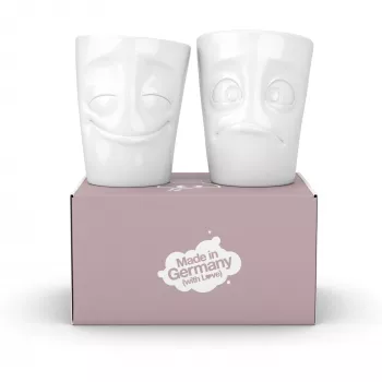 FIFTYEIGHT PRODUCTS FIFTYEIGHT 350ml Krūze - Amused & Bewildered Balta