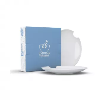 FIFTYEIGHT PRODUCTS FIFTYEIGHT 2 Dziļie šķīvji ar Kerbe 24 cm Balti