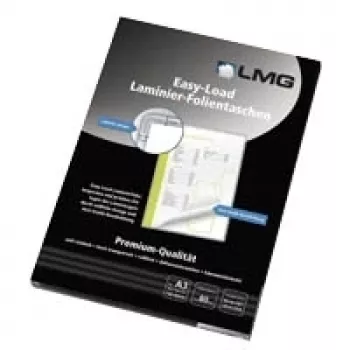 LMG Easyload laminēšanas kabatas A3, spīdīgas, 80 mikroni, 100 gab.