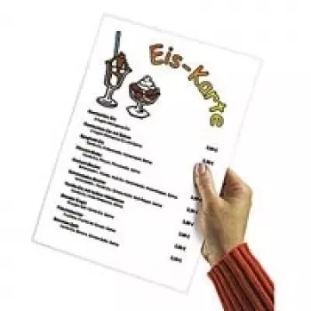 LMG Signaltechnologie 10 Cold Laminating Films Glossy A4 67 Micron Front / 200 Micron Back