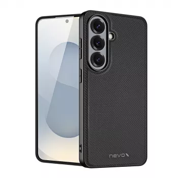 Nevox StyleShell NYLO Case for Samsung Galaxy S26, Black