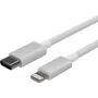 SHIVERPEAKS Flexline USB-C uz Lightning kabelis, PD, Balts, 1,0m (FL31-13051)