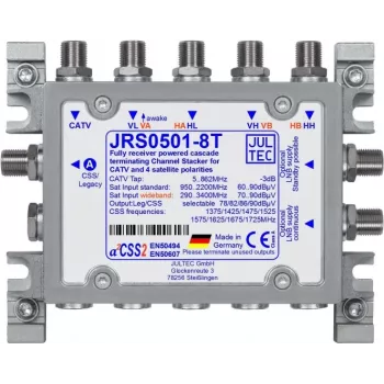 JULTEC JRS0501-8T 8-Virzienu Multipleksors Satelīta un Virszemes TV