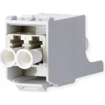 METZ CONNECT OpDAT LC Duplex Multimode modulis, keramiskā ferule, bēšs