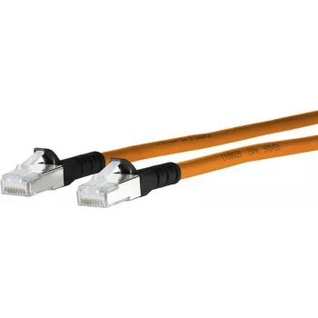 METZ CONNECT 130845A001-E tīkla kabelis 10 m Cat6a SF/UTP (S-FTP) RJ45 oranžs