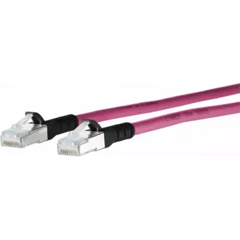 METZ CONNECT 130845A002-E tīkla kabelis 10 m Cat6a S/FTP (SF/UTP) RJ45 Magenta