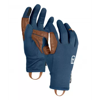 Ortovox Fleece Light Glove - Deep Ocean, Size XXL