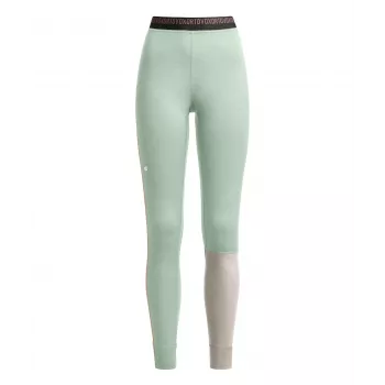 Ortovox 185 Rock N Wool Long Pants Women's Thermal Base Layer Pants - Green Acid, Size S