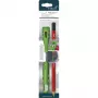PICA-MARKER Pica Pencil Holder Set ar integrētu asināmo kabatas komplektu Melns & Grafīts