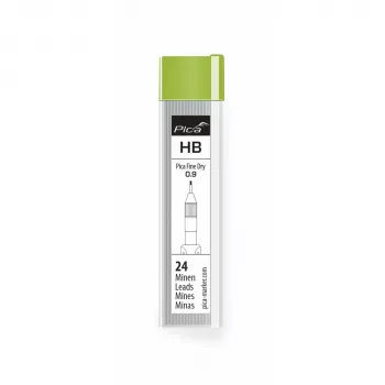PICA-MARKER Pica Fine-Dry Refills HB - 12 vadi, 0,9 mm, grafīts, melns