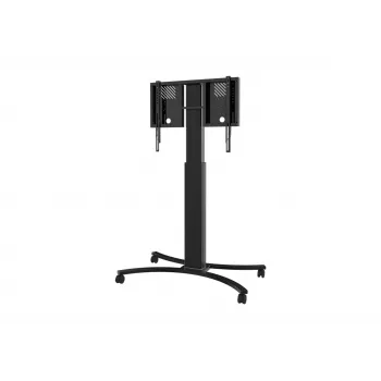 celexon Expert Adjust-4286MB Mobilais displeja ratiņš 42 inch-86 inch ekrāniem, anodēts alumīnijs, melns (RAL 9005)