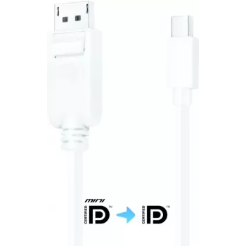 Purelink iSeries DisplayPort to Mini DisplayPort Cable 1,5m White Latched (IS1100-015)