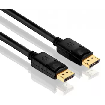 PureLink PureInstall DisplayPort Cable 7,5m - DisplayPort 1.2 4K 60Hz - Gold-Plated Connectors - Black