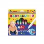 Malinos 300011 Babyzauber Modelēšanas māla komplekts – 10 daudzkrāsainas nūjiņas, 5 mm, nežūstošs, CE sertificēts