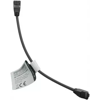 IT-BUDGET Full Copper Premium Patch Cable - Slim AWG 28 - Cat.8.1 - 2000 MHz - Halogen-Free - PoE+ - 40 Gbit - Black - 0,25 m