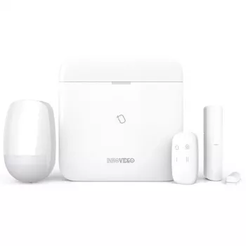 INKOVIDEO INKO-PRO-KIT 4 kanālu NVR novērošanas komplekts ar 4x 4MP IP kamerām, 2TB HDD, PoE, nakts redzamību, IP66