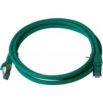 IT-BUDGET Full Copper Premium Patch Cable - Cat.6A - 500 MHz - Halogen-Free - PoE+ - AWG 26/7 - Green - 20 m
