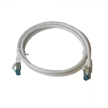 IT-BUDGET Full Copper Premium Patch Cable - Cat.6A - 500 MHz - Halogen-Free - PoE+ - AWG 26/7 - White - 20 m