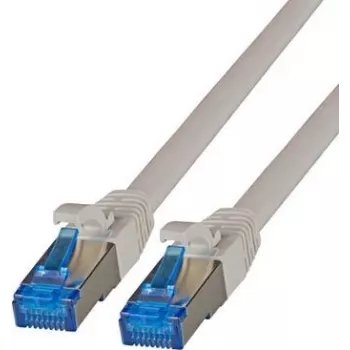 IT-BUDGET Premium Patch Cable - Super Flex TPE - Cat.6A - 500MHz - LSZH - PoE+ - AWG 27 - Grey - 0,25 m