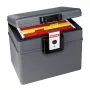 No Fire First Alert 2037FE pārnēsājams seifs - atslēgas slēdzene - Melns/Pelēks - 410x324x127 mm