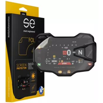 smart.engineered SE-DCP-2-0102-0030-1-M Aizsargplēve Ducati Multistrada 950/1200/1260 2015+ un Multistrada V2(s) 2020+ Cockpit - Caurspīdīga