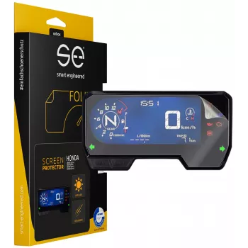 smart.engineered SE-DCP-2-0102-0048-1-M Aizsargplēve motocikla displejam Honda CBR650R, CB650R, CBR500R, CB500F/X (2019+) - Caurspīdīga
