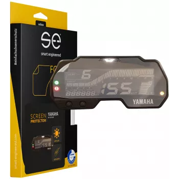 smart.engineered SE-DCP-2-0102-0075-1-M Displeja aizsargplēve motocikla melnbaltajiem displejiem – caurspīdīga – 2 iepakojumā