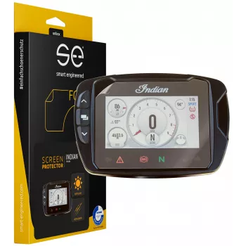 smart.engineered SE-DCP-2-0102-0096-1-M Displeja aizsargplēve Indian FTR1200S - Caurspīdīga